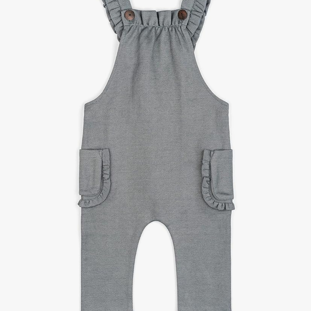 Gray Kids Overalls